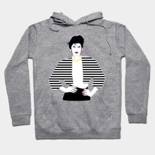 Lady Model 80s Patrick Nagel Hoodie